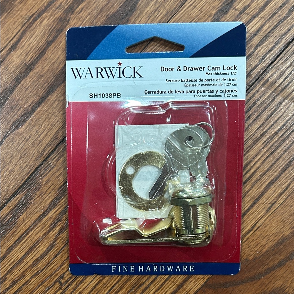 Gold Door & Drawer Cam Lock